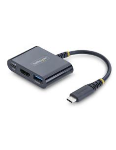 StarTech.com Dock Hub Multipuertos USB Tipo C a HDMI - Adaptador Multipuertos USB-C a HDMI - Carga de 140W - Hub Ladrón USB de 5