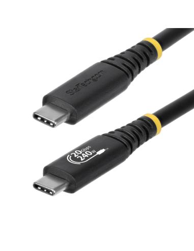 StarTech.com Cable USB4 2m - Cable USB-C Certificado USB-IF - 20Gbps - PD 240W EPR - 4K120 - DP 1.4 - Cable USB Tipo C - Recubri