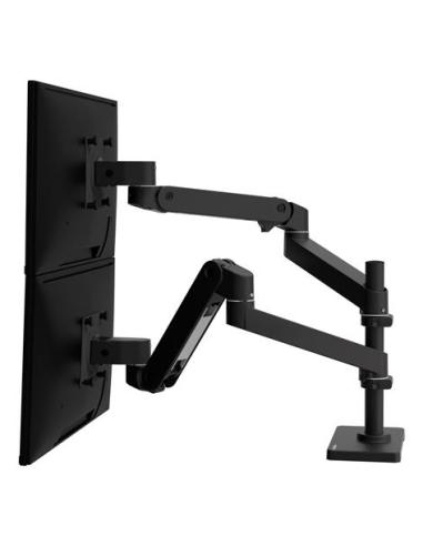 Ergotron LX Pro Series 45-690-292 soporte para monitor 68,6 cm (27") Escritorio Negro
