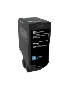 Lexmark 74C2HCE cartucho de tóner 1 pieza(s) Original Cian