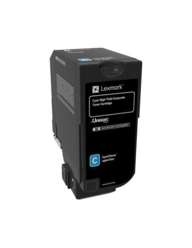 Lexmark 74C2HCE cartucho de tóner 1 pieza(s) Original Cian