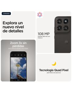 Motorola moto g77 17,3 cm (6.8") Ranura híbrida Dual SIM Android 16.0 5G USB Tipo C 8 GB 512 GB 5200 mAh Negro