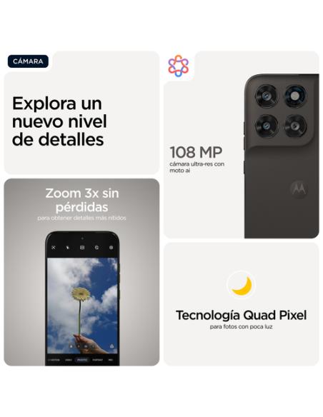 Motorola moto g77 17,3 cm (6.8") Ranura híbrida Dual SIM Android 16.0 5G USB Tipo C 8 GB 512 GB 5200 mAh Negro