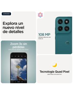 Motorola moto g77 17,3 cm (6.8") Ranura híbrida Dual SIM Android 16.0 5G USB Tipo C 8 GB 512 GB 5200 mAh Verde