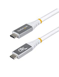 StarTech.com Cable USB4 50cm - Cable USB-C Certificado USB-IF - 80Gbps - Cable USB Tipo C - PD de 240W - 8K120/4K240 - DP 2.1 - 