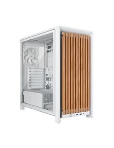 Corsair FRAME 4000D WOOD RS Midi Tower Madera, Blanco