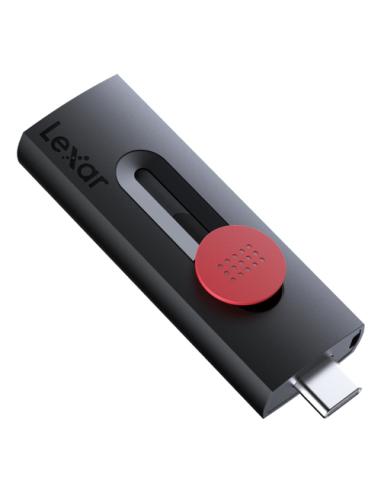 Lexar JumpDrive Dual Drive D300 unidad flash USB 256 GB USB Type-A / USB Type-C 3.2 Gen 1 (3.1 Gen 1) Negro