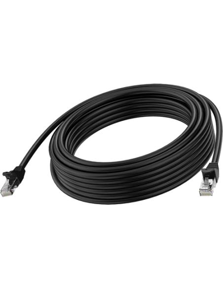 Vision TC 3MCAT6A/BL cable de red Negro 3 m Cat6a U/UTP (UTP)