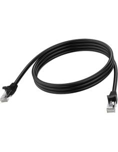Vision TC 2MCAT6A/BL cable de red Negro 2 m Cat6a U/UTP (UTP)