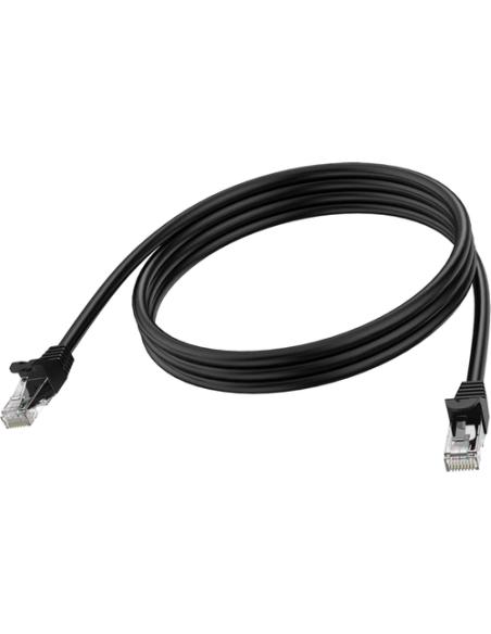 Vision TC 2MCAT6A/BL cable de red Negro 2 m Cat6a U/UTP (UTP)
