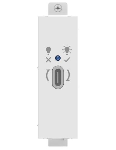 Vision TC3 USBCFF toma de corriente USB C Blanco