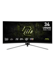 MSI MAG 345CQRF E20 pantalla para PC 86,4 cm (34") 3440 x 1440 Pixeles UltraWide Dual Quad HD Negro