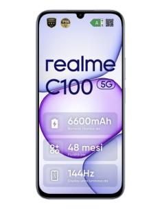 realme C100 5G 17,3 cm (6.8") SIM doble Android 16.0 USB Tipo C 4 GB 256 GB 6600 mAh Púrpura