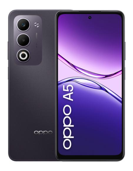 OPPO A5 16,9 cm (6.67") SIM doble Android 15 4G USB Tipo C 4 GB 128 GB 6000 mAh Púrpura