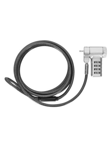 Targus ASP96RGLX cable antirrobo Plata 2 m