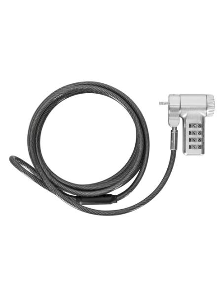 Targus ASP96RGLX cable antirrobo Plata 2 m