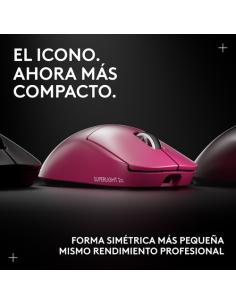 Logitech G PRO X SUPERLIGHT 2c, ratón inalámbrico para gaming ratón compacto de 53 g de calidad profesional con 5 botones progra