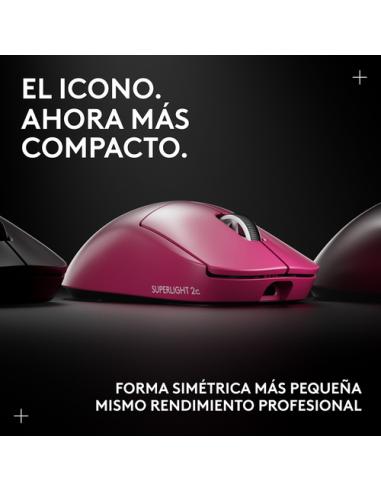 Logitech G PRO X SUPERLIGHT 2c, ratón inalámbrico para gaming ratón compacto de 53 g de calidad profesional con 5 botones progra