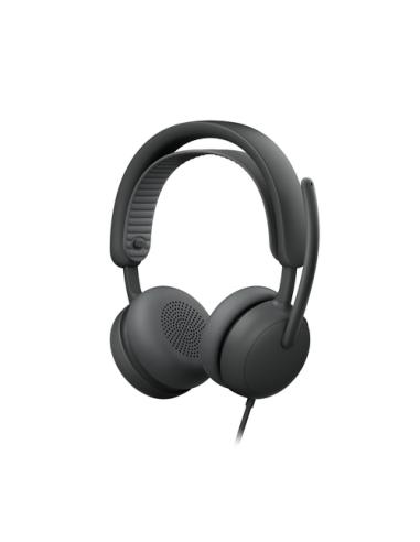 Logitech Zone Wired 2 Auriculares Alámbrico Diadema Llamadas/Música USB Type-C / USB Type-A Grafito
