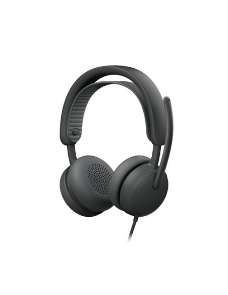 Logitech Zone Wired 2 Auriculares Alámbrico Diadema Llamadas/Música USB Type-C / USB Type-A Grafito