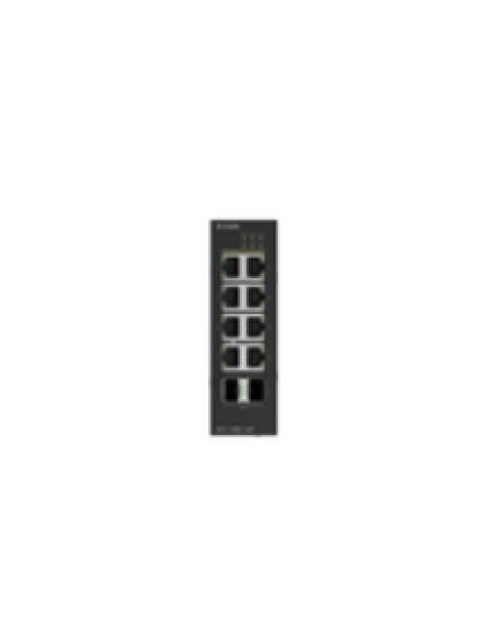 D-Link DIS-100G-10P switch No administrado L2 Gigabit Ethernet (10/100/1000) Energía sobre Ethernet (PoE) Carril DIN Negro