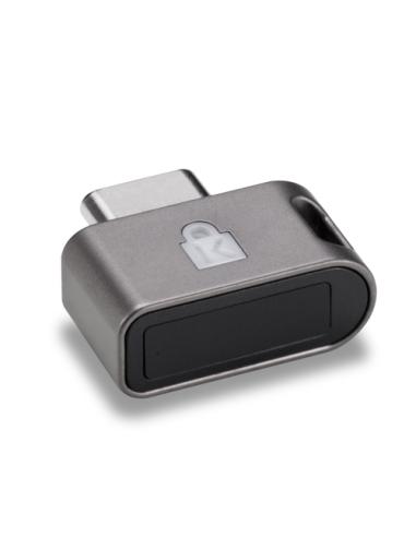 Kensington Llave de seguridad de huella dactilar VeriMark Guard USB-C - FIDO2, WebAuthn/CTAP2.1, FIDO U2F
