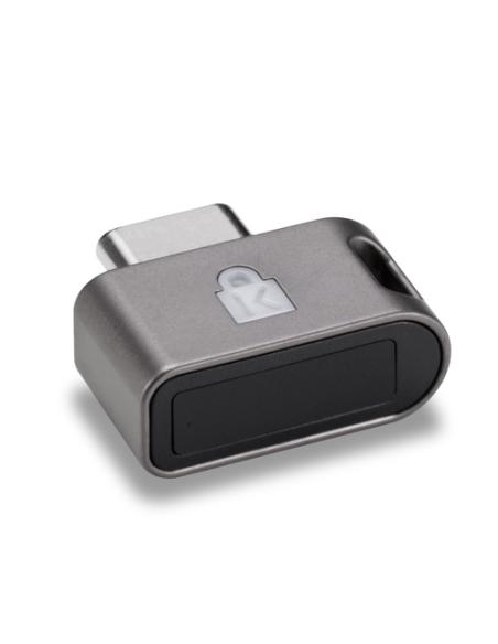 Kensington Llave de seguridad de huella dactilar VeriMark Guard USB-C - FIDO2, WebAuthn/CTAP2.1, FIDO U2F