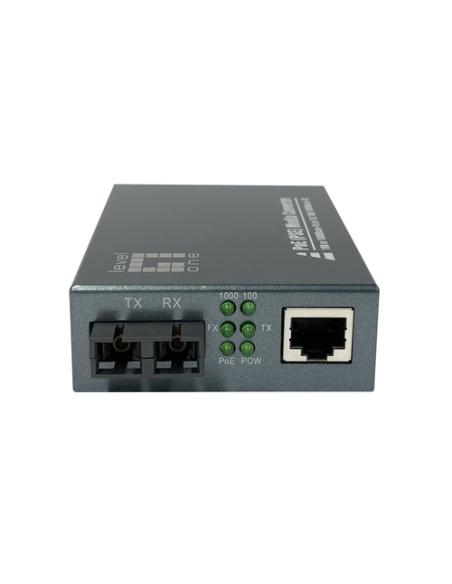 LevelOne GVT-2014 convertidor de medio 1000 Mbit/s 1310 nm Monomodo Gris