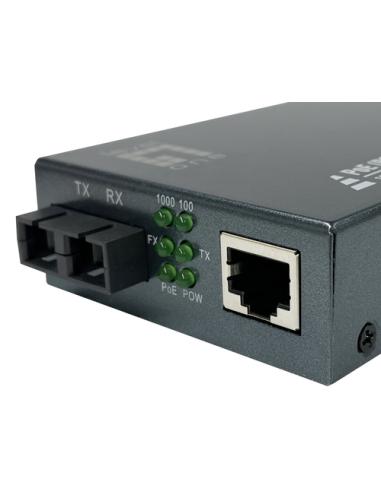 LevelOne GVT-2014 convertidor de medio 1000 Mbit/s 1310 nm Monomodo Gris