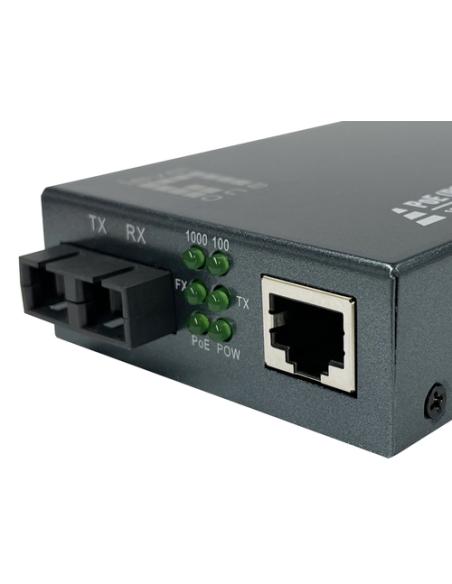 LevelOne GVT-2014 convertidor de medio 1000 Mbit/s 1310 nm Monomodo Gris