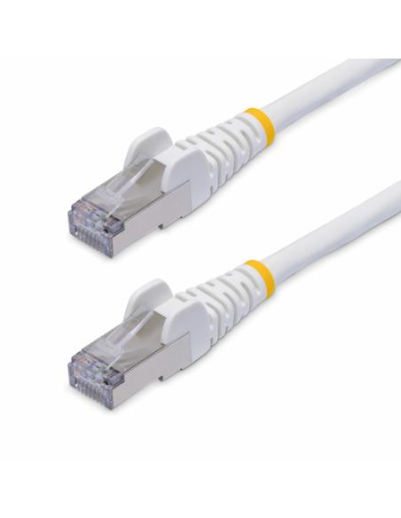 StarTech.com Cable de Red Ethernet CAT8 Blanco de 3m - Snagless - sin Pestillo - 25G/40G - 2000MHz - PoE++ 100W - 26AWG - S/FTP 