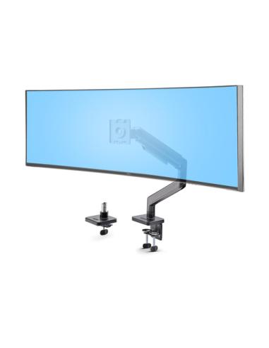 StarTech.com Soporte VESA de Sobremesa para Monitor Curvo de 49" Ultraancho 32:9 - Brazo VESA para Monitor con Grommet/Mordaza -