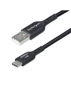 StarTech.com Cable de Carga USB-A a USB-C de 30cm - Cable Cargador USB-A a USB Tipo C - Cable USB 2.0 - 3A - Recubrimiento de TP