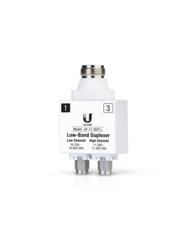 Ubiquiti AF-11-DUP-L adaptador de fibra óptica 1 pieza(s) Plata, Blanco