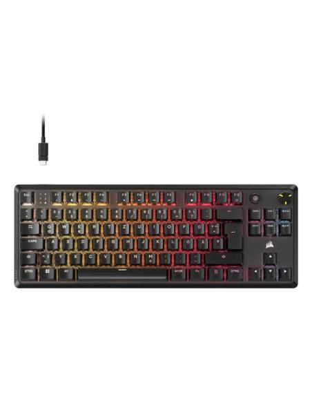 Corsair K70 CORE TKL teclado Juego USB QWERTZ Portugués Negro