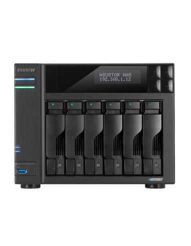 Asustor LOCKERSTOR 6 Gen2 NAS Escritorio Intel® Celeron® N5105 8 GB DDR4 Unidad de disco duro ADM Negro