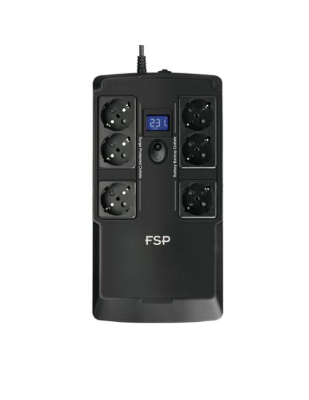 FSP NanoFit 800 sistema de alimentación ininterrumpida (UPS) En espera (Fuera de línea) o Standby (Offline) 0,8 kVA 480 W 6 sali