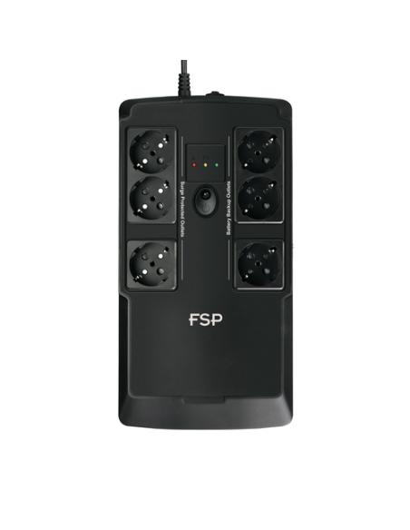 FSP NanoFit 800 sistema de alimentación ininterrumpida (UPS) En espera (Fuera de línea) o Standby (Offline) 0,8 kVA 480 W 6 sali