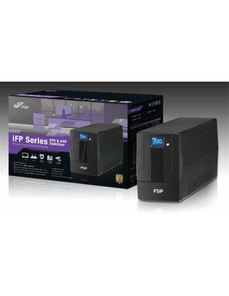 FSP iFP 1500 sistema de alimentación ininterrumpida (UPS) Línea interactiva 1,5 kVA 900 W 2 salidas AC