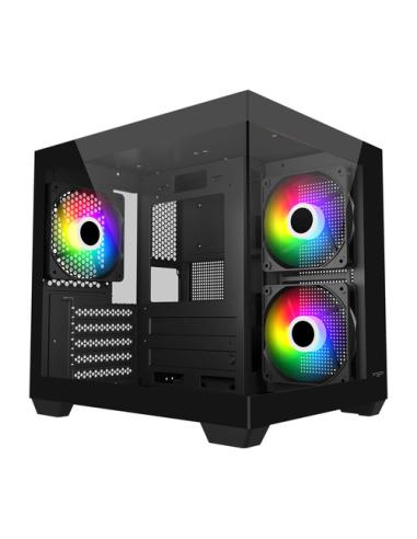 FSP S140-BA Carcasa Mini Tower mITX, mATX Negro ARGB