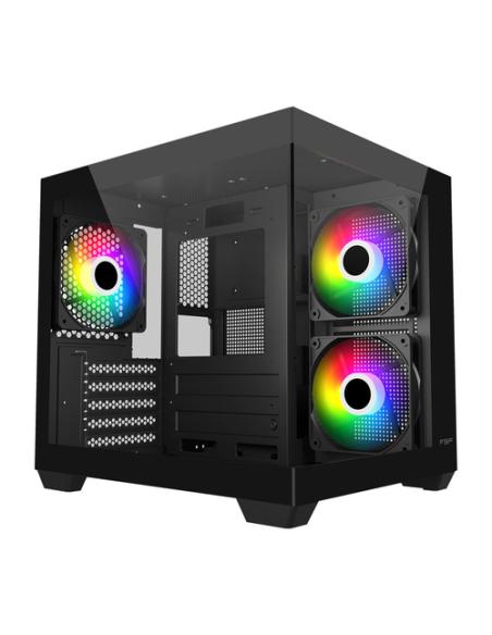 FSP S140-BA Carcasa Mini Tower mITX, mATX Negro ARGB