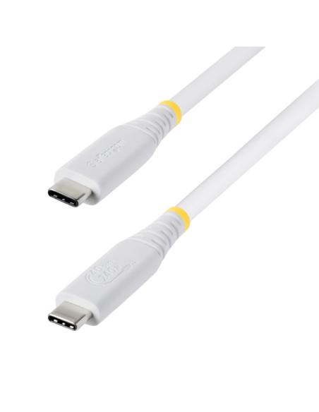 StarTech.com Cable USB4 de 1m USB-C - Cable USB Tipo C - Cable DP 2.1 - DP40 - Certificado USB-IF - Compatible con Thunderbolt 4