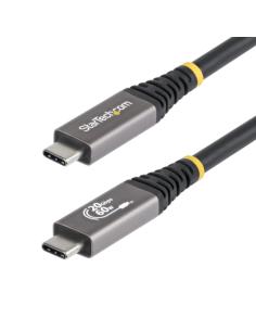 StarTech.com Cable USB4 3m - Cable USB-C Certificado USB-IF - 20Gbps - PD 240W EPR - 4K120 - DP 2.1 - Cable USB Tipo C - Recubri