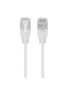 Ubiquiti UACC-Cable-Patch-EL-C6A-3M-W cable de red Translúcido, Blanco Cat6a