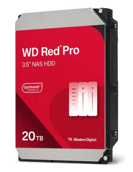 Western Digital Red Pro WD202KFGX disco duro interno 20 TB 7200 RPM 512 MB 3.5" Serial ATA III