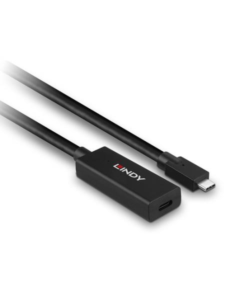 Lindy 43364 cable USB USB 3.2 Gen 2 (3.1 Gen 2) 5 m USB C 10 Gbit/s Negro