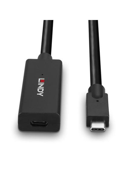 Lindy 43364 cable USB USB 3.2 Gen 2 (3.1 Gen 2) 5 m USB C 10 Gbit/s Negro