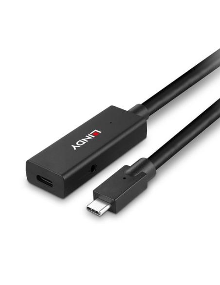 Lindy 43364 cable USB USB 3.2 Gen 2 (3.1 Gen 2) 5 m USB C 10 Gbit/s Negro