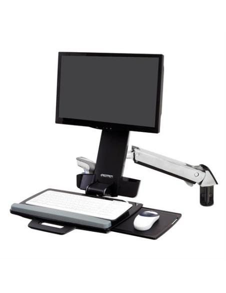 Ergotron Styleview Sit-Stand Combo Arm 61 cm (24") Pared Aluminio