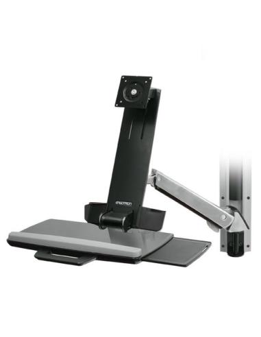Ergotron Styleview Sit-Stand Combo Arm 61 cm (24") Pared Aluminio